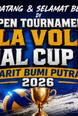 Semangat Sportivitas Berpadu Kepedulian Sosial, Open Turnamen Bola Volly Amal Cup III Bumi Putra Siap Digelar
